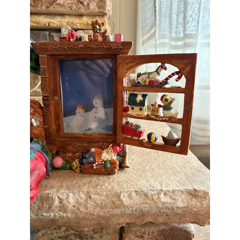 Cracker Barrel Department 56 In the Spirit Santa in Workshop Picture Frame
